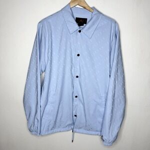 Air Jordan Essentials Coaches Blue Jacket Mens Medium Streetwear Athleisure